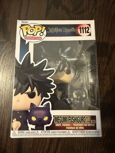 Funko Pop! Jujutsu Kaisen Megumi Fushiguro with Divine Dog #1112 Vinyl Figure