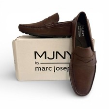MARC JOSEPH New York Men's Nebraska Slip On Leather Penny Loafers, New! Size 11