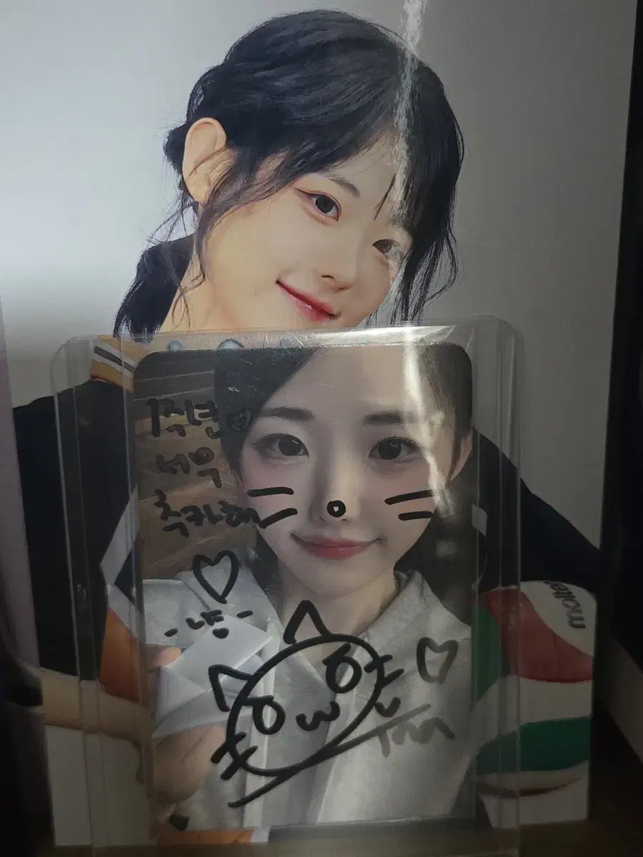 QWER ヒナ サイン チェキ qwer Hina sign photocard | eBay