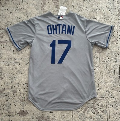 Nike Authentic Los Angeles Dodgers Gray Shohei Ohtani #17 Jersey