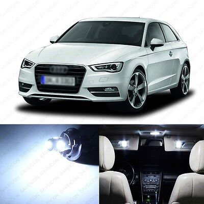 14 X White Led Interior Light Package For 2006 2013 Audi A3 S3 8p Pry Tool Ebay