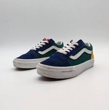 Vans Old Skool Kids Shoes Color Block Suede Yacht Club Kids Size 1.5 Youth