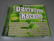 Party Tyme Karaoke: Country Hits, Vol. 4 by Sybersound CD, Sep-2006 