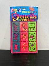 Vintage Lisa Frank 27 Cool Mini Stencils Sealed In Package