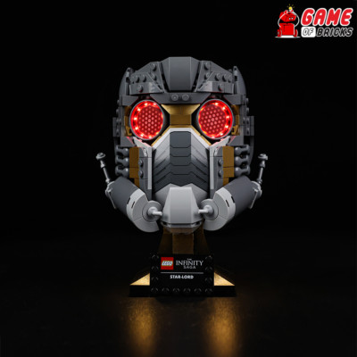 Light Kit for Star-Lord's Helmet - Compatible with LEGO  76251 (Standard)