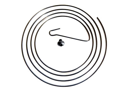 Gongfeder Tonfeder für Kuckucksuhr,Regulatoren Wanduhren Ø7cm.Farbe Schwarz