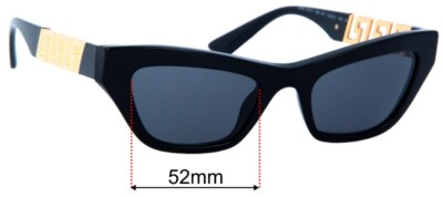 SFx Replacement Sunglass Lenses fits Versace MOD 4419 - 52mm Wide