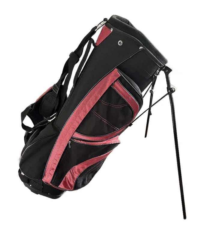 Bolsa de golf Dunlop roja y negra 34" Foto 3 de 4