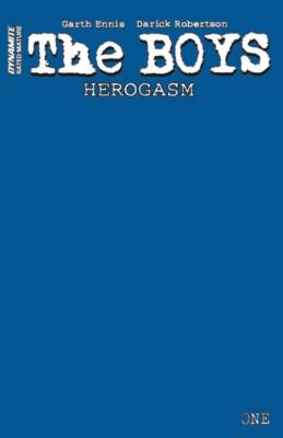 The Boys Herogasm #1 Blue Blank Authentix Variant