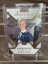 2018-19 Exquisite Collection Rookies Draft Day #RDD-RD Rasmus Dahlin 12/99!!