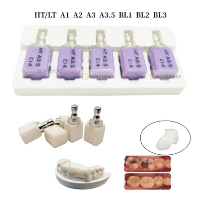 Dental Glass Ceramic Lithium Disilicate Blocks Cerec Block IPS CAD CAM ...