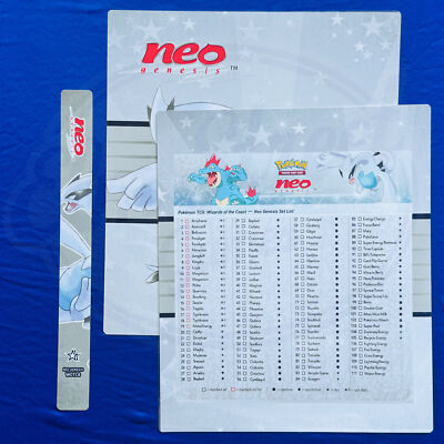 Neo Genesis-Themed TCG Binder with Laminated Inserts – For Vintage