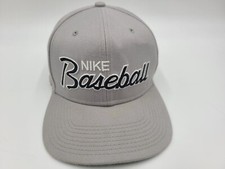 Vintage Nike Baseball Script S1ZE Snapback Ha...