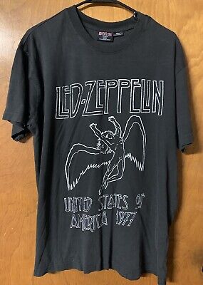 Led Zeppelin United States of America 1977 Tour Band T-Shirt Led Zeppelin United States of America 1977 Tour Band T-Shirt
