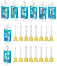 Dental Impression Material VPS Heavy Body Regular Set (8 Cartridge & 16 Tips)