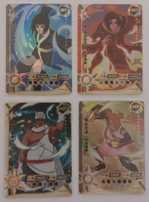 Naruto Kayou Karten Chinesisch / 4 Stück (SSR)/ Near Mint / (Bestellnr: K34)