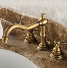 8 inch 3 Hole Widespread Antique Brass Bathroom Sink Faucet Tub Mixer Tap 2nf202