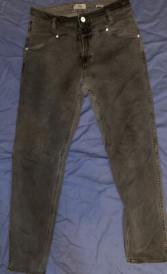 Closed Candiani Denim Jeans Size 29 Made in Italy Organic Cotton Dark Gray Wash 