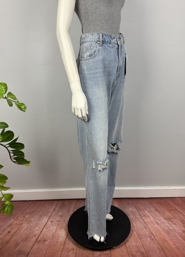 Dazie Size 16 Harley Wide Leg Ripped Denim Jeans Light Wash Women NEW $119 - Bild 9 von 16