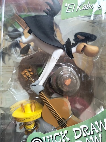 Quick Draw McGraw El Kabong con Baba Looey Toys Hanna-Barbera Series 1 Nuovo - Imagen 3 de 6