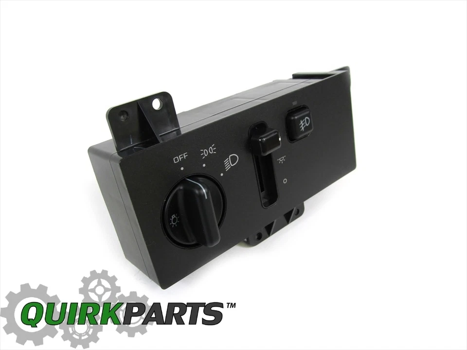 INTERRUPTOR DE FAROS JEEP WRANGLER GRAND CHEROKEE CON FAROS ANTINIEBLA GENUINO MOPAR OEM NUEVO Foto 3 de 4