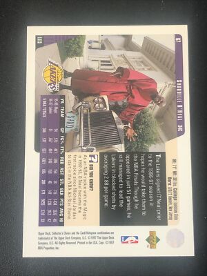 1997-98 Upper Deck Collector's Choice Shaquille O'Neal #67 | eBay