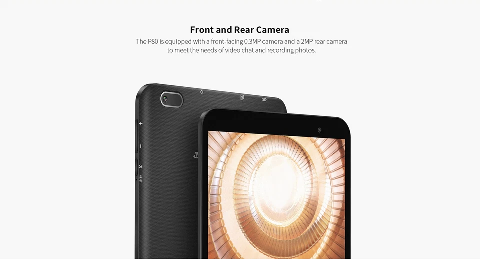 Teclast P80 8 inch Tablet 1280x800 IPS 2GB RAM 32GB ROM Android 10 Quad Core - Image 4 of 4