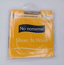 No Nonsense Sheer To Waist Pantyhose Size A Tan Sheer Toe 015 New