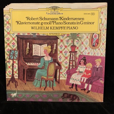 SCHUMANN Kinderszenen & Piano Sonata - WILHELM KEMPFF - DG ST LP