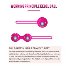 Kegel Balls Exerciser training Balls for Bladder Control Pelvic Floor Tightening