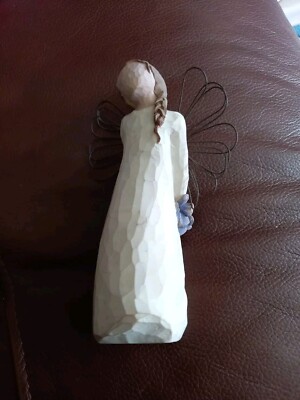 Willow Tree Figur Thank You OHNE BOX gebraucht S. Lordi DEMDACO beige Resin Engel