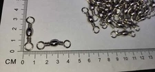 500  Barrel Swivels nickel  Size 1/0