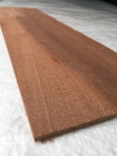 SOLID MAHOGANY TIMBER HARDWOOD QUARTER SAWN VENEER GUAGE BLANK HOBBY CRAFT DIY