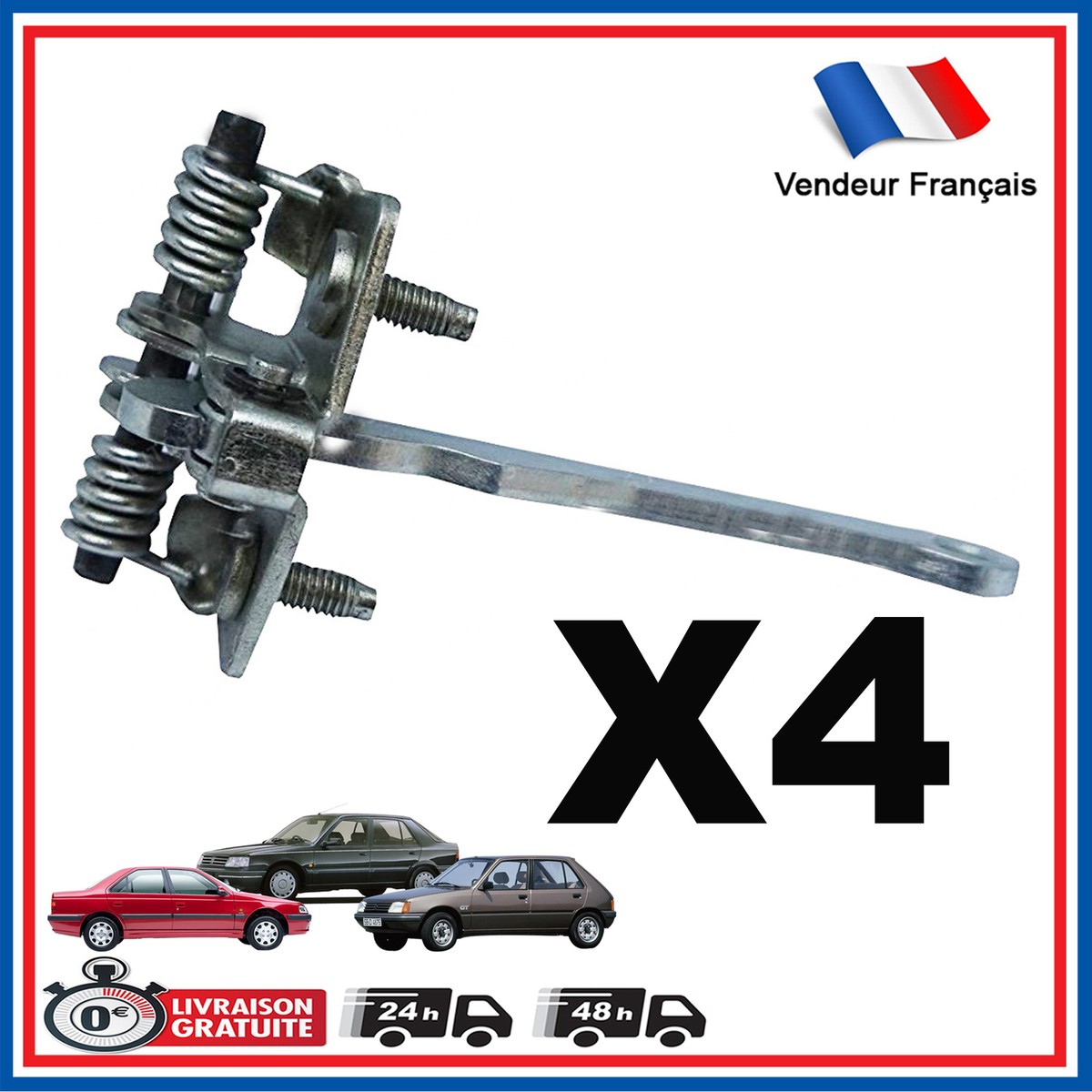 Tirant de porte avant pour Peugeot 205 309 405 - Origine Pièces Auto