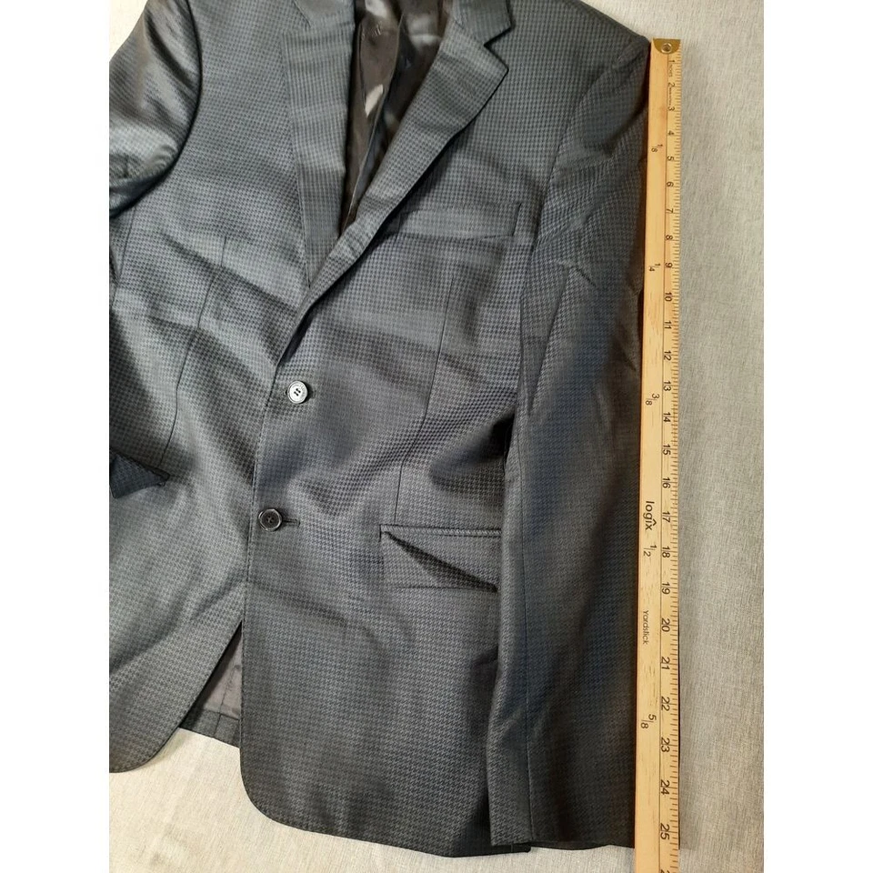 Blazer deportivo pata de gallo Versace Collection Saks Fifth Avenue 50 (7R) mezcla de lana Foto 3 de 4