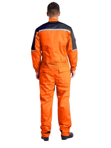 Men's Resistant Safety Coveralls Anti-static Reflective Straps Overalls Jumpsuit - Picture 10 of 60