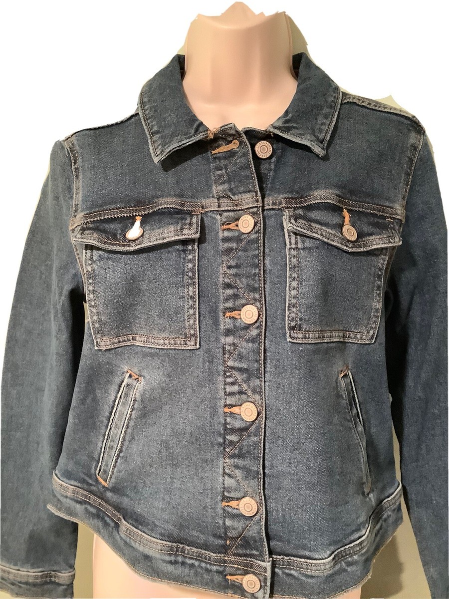 Sonoma denim crop jean jacket NWT Sizes L &M