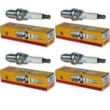 4X Original NGK Zündkerzen BKUR6ET-10 für Mercedes-Benz Seat Skoda Audi VW