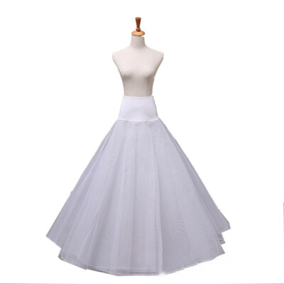 chinese dress ladies Bridal Petticoat | 6-Hoop A-Line | Floor-Length main image 1
