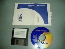 Vintage NEC Ready 9732 Desktop Computer Product Recovery Kit