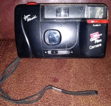 Polaroid 35mm One Film Black Built in Flash Auto Focus Point & Shoot Camera