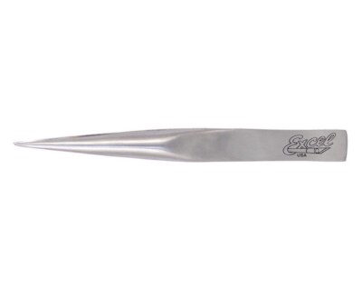 Excel Tools Werkzeug Pinzette Feine Spitze Hohlgriff Poliert 12cm EXL30419 