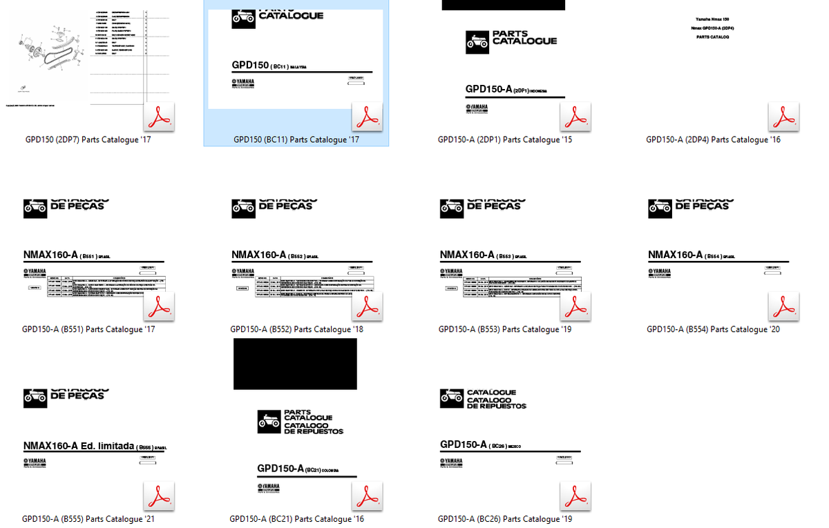 Yamaha NMAX 150 GPD150 SERVICE, Owner's & Parts Manual CD | eBay