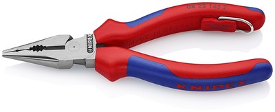 KNIPEX Tools 08 22 145 T BKA Needle Nose Combo Pliers with Tether Attachment