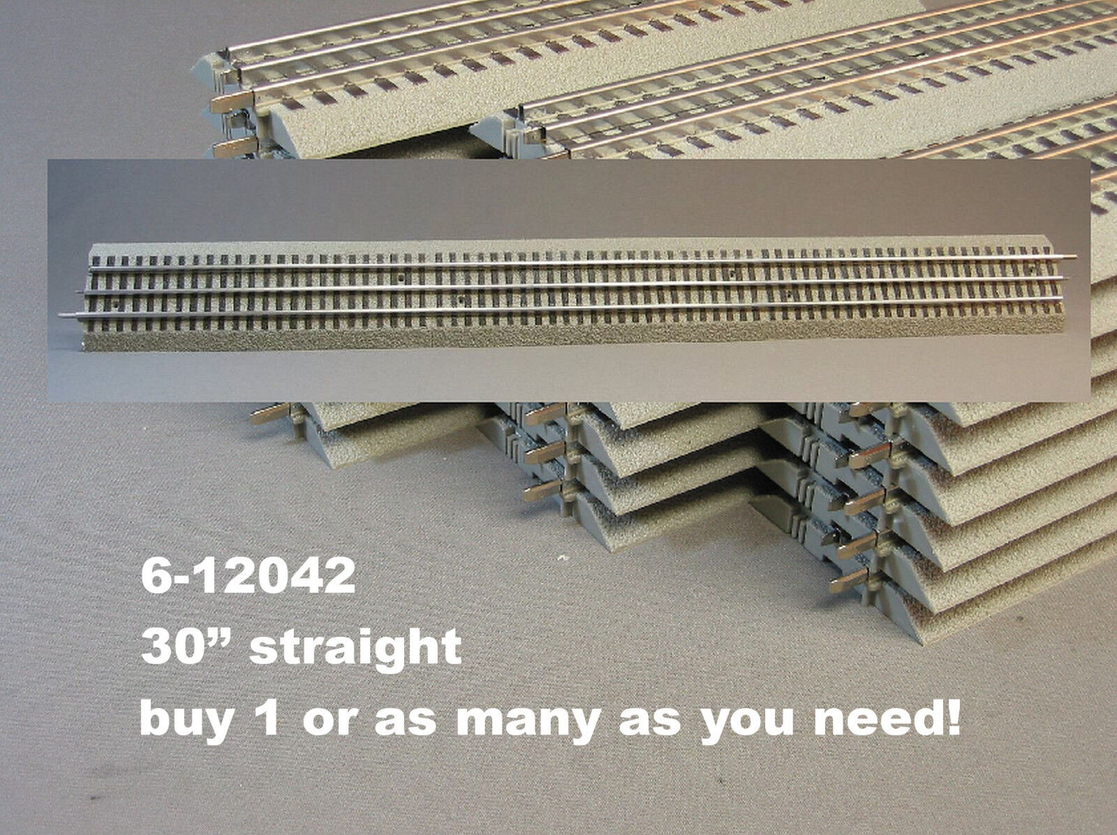 Lionel FasTrack 10 inch Straight Track 612014 for sale online