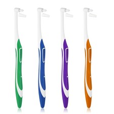 COMNICO 4pcs Tuft Toothbrush Single Tufted Slim Interspace Teeth Brushes Endt...