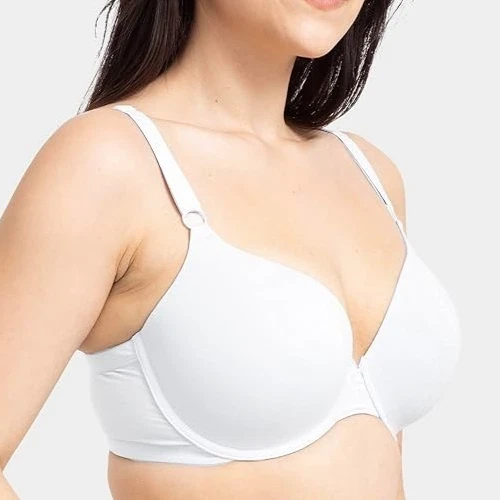 34A (Paquete de 3) Sujetador Camiseta Algodón Forrado Suavizado Fruit of the Loom 797, Nuevo con Etiquetas Foto 3 de 4