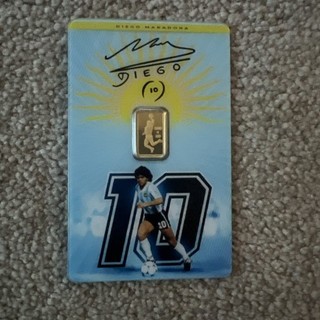 Pamp 1g Goldbarren Diego Maradona Hand of God Zertifikat Nummer 504/15.000