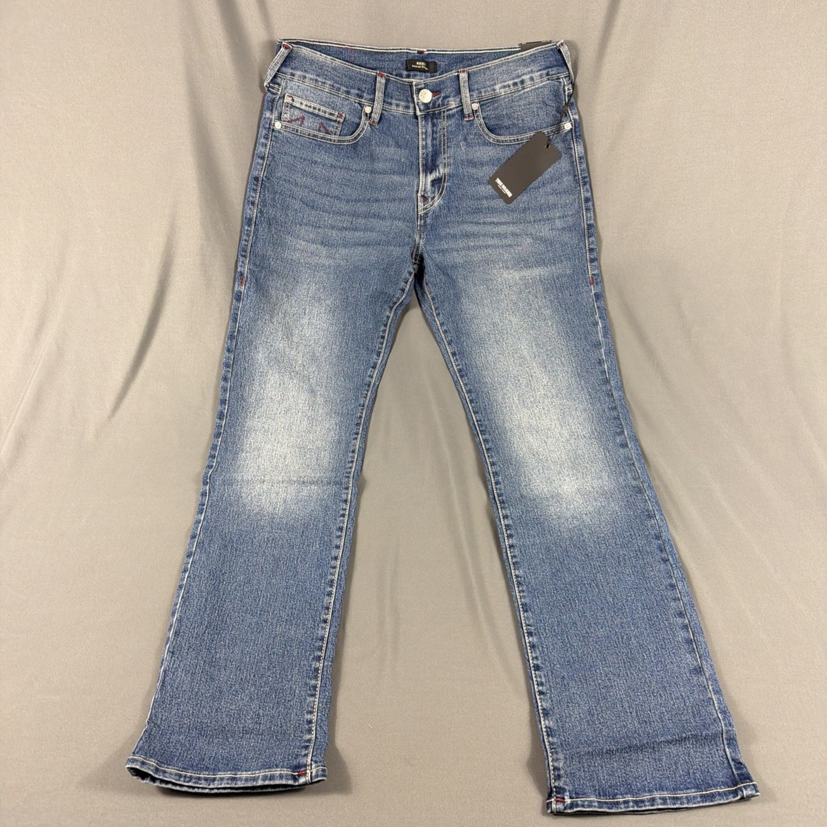 True Religion Jeans Ricky SN Flap Straight 34 x 34 Medium Wintry 