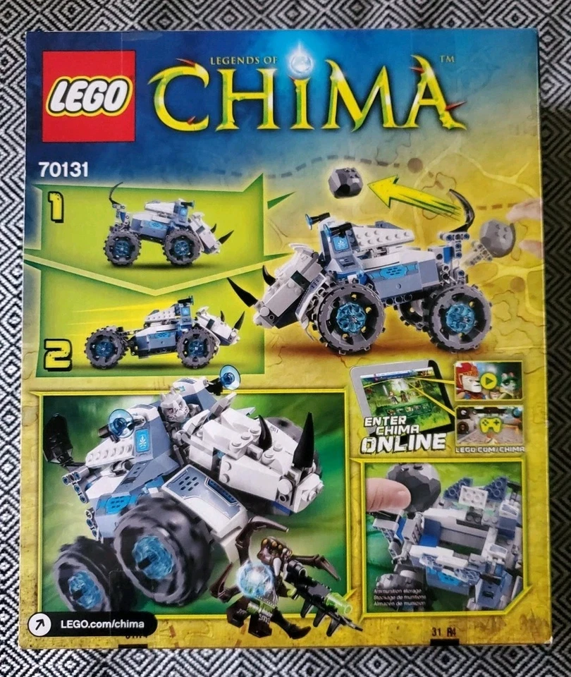 LEGO Legends Of Chima: Rogon's Rock Flinger 70131 New Sealed - Image 2 of 4